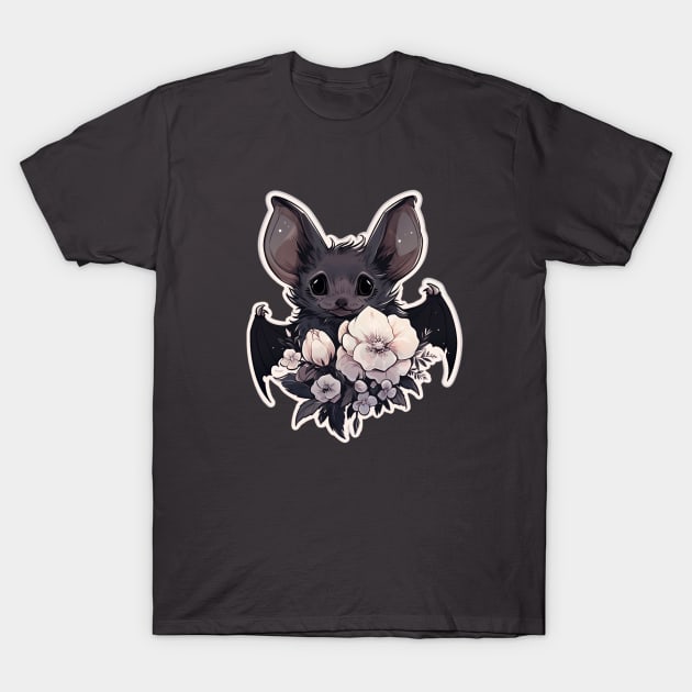 Pastel Goth Cute Bat T-Shirt by DarkSideRunners